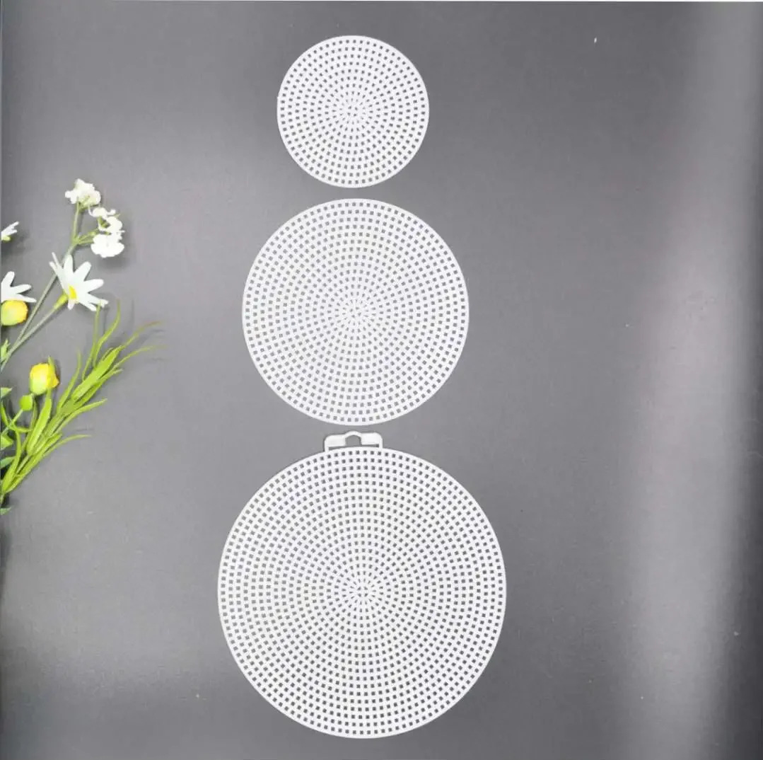 包包网格定型片内撑勾包圆形网格钩针包底定型片手工编织包包