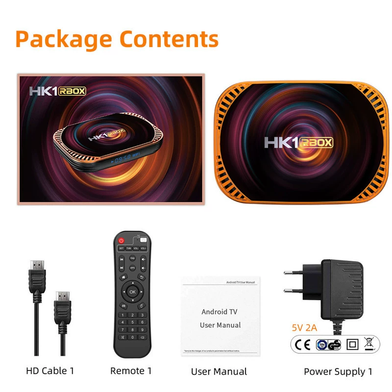 HK1 RBOX X4 приставка S905X4, Android 11, 4G/128G, 8K двухдиапозонный сетевой HD‑плеер