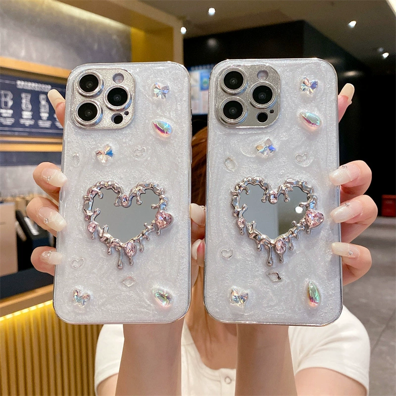 Apple, клеевой зеркальный чехол, совместимый с iPhone 17, 17 Pro Max