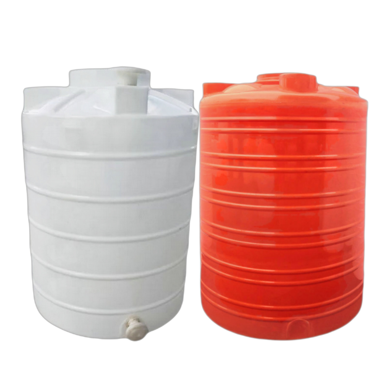 1吨牛筋塑料水塔塑胶储蓄罐防腐蚀水箱耐酸碱化工容器液体储存桶