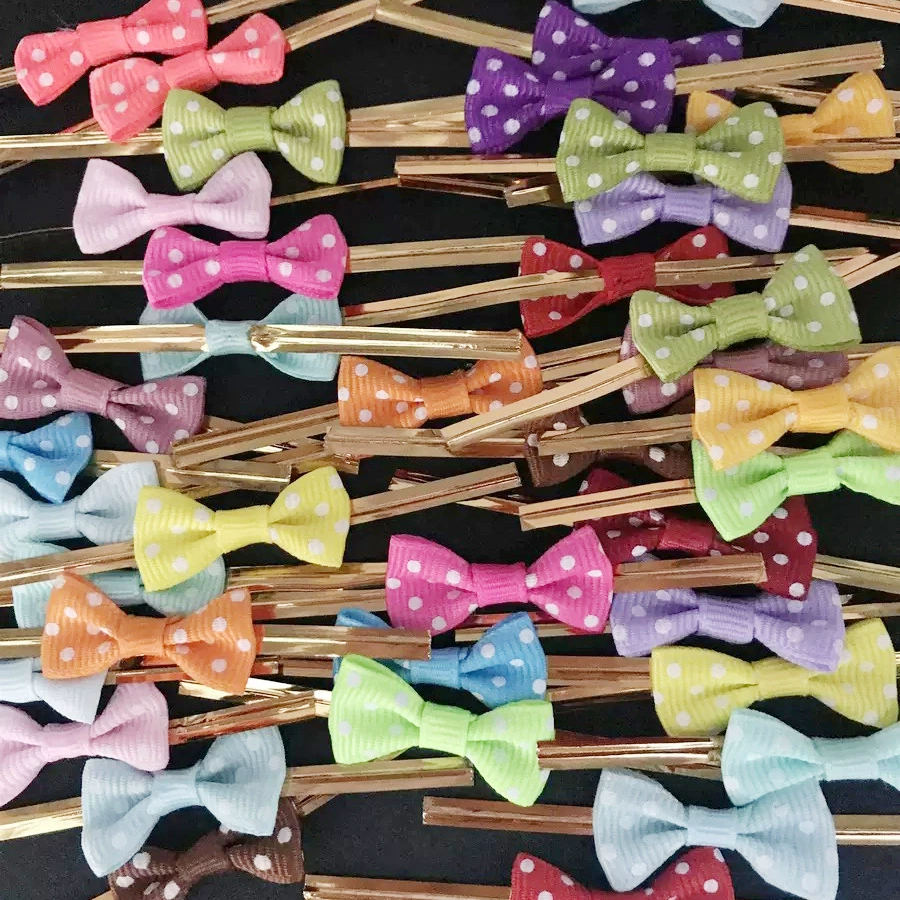 Спотовая точка бант с шелком леденец на палочке сумка для украшения ткани упаковочный пакет для украшения десерта выпечка