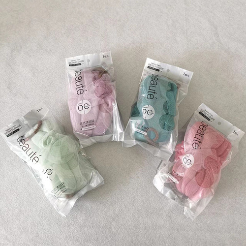 Wholesale European version bath ball, long bath flower, extended bath bar foaming bath set