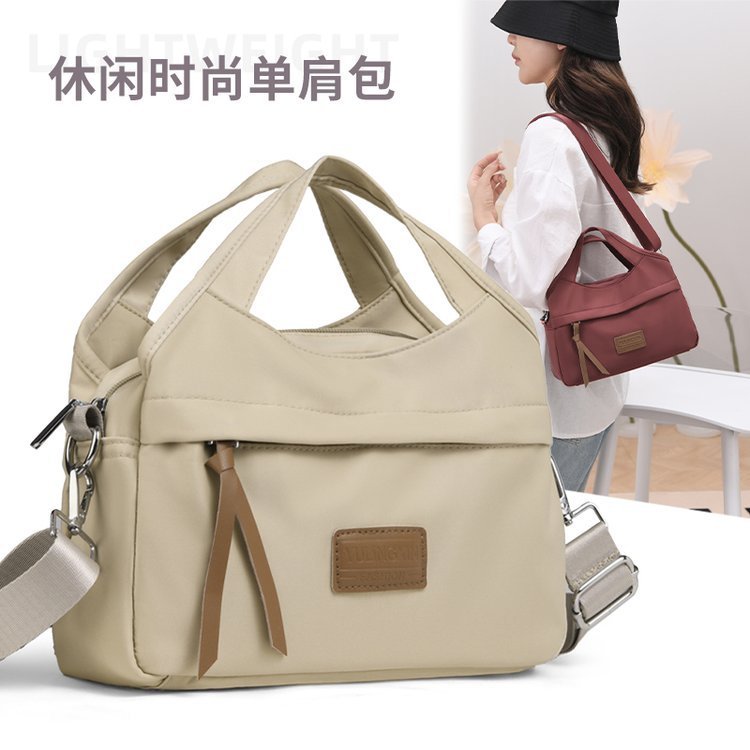 典雅与时尚的融合，尽在我们的女包布单肩斜挎手提包饭盒包拉链2|undefined