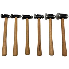 Round head hammer flat head hammer wooden handle installation iron hammer household hammer hardware tools small sledge hammer cast iron wooden handle iron hammer