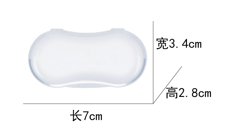 指套牙刷PP盒尺寸