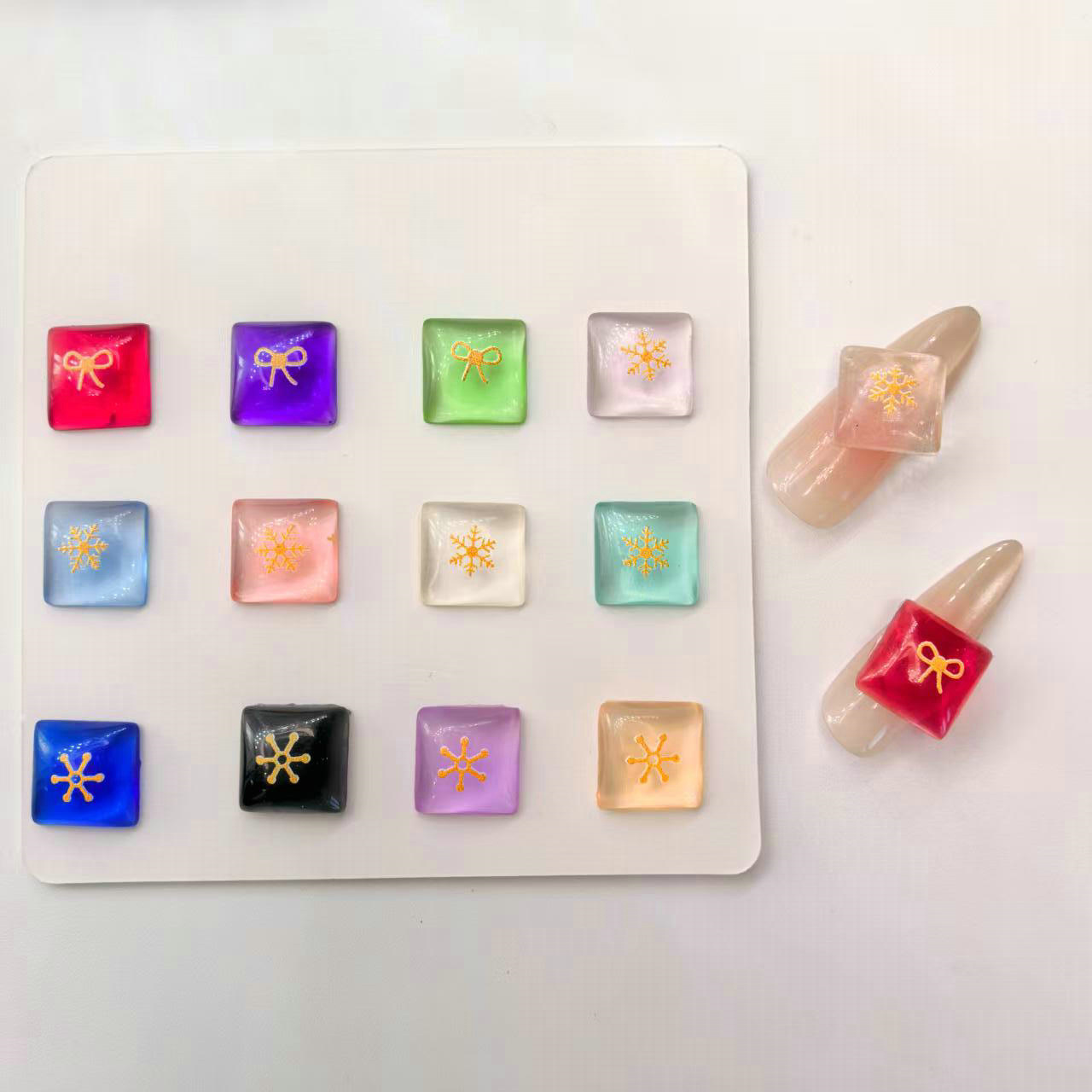 方形雪花蝴蝶结星号美甲饰品0016.jpg