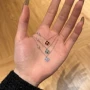 小众个性小清新s925锁骨链
