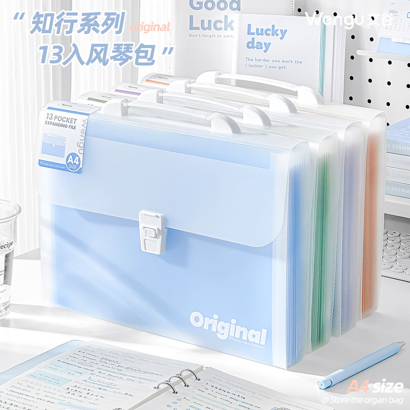 Large-Capacity Multi-Layer Folder Student Portable Accordion Bag Exam Document Bag Portable A4 Test Paper Organizer Storage Bag Large-Capacity Multi-Layer Folder Student Portable Accordion Bag Exam Document Bag Portable A4 Test Paper Organizer Storage Bag