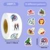WTD119 cartoon Avengers scroll sticker
