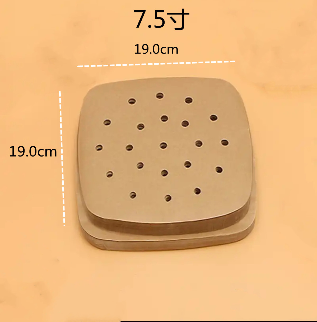 Directo de fábrica freidora aire especial almohadilla de papel cuadrado redondo hogar hornear alta temperatura resistente aceite de silicona de doble cara grado alimenticio