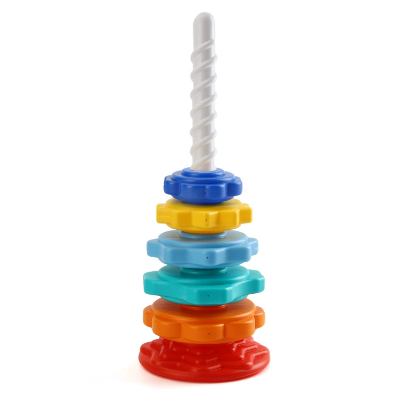 Радужная Jenga, кольца для младенца, игрушка, конструктор, (Cross-border trading), раннее образование