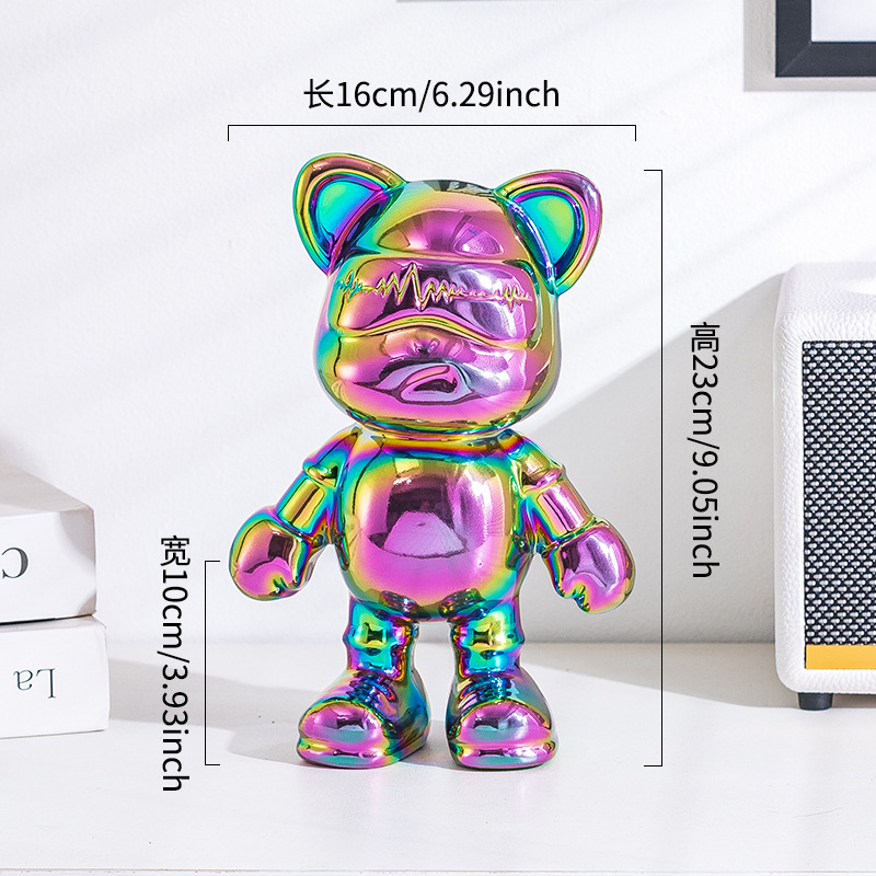 Chapado de 23 cm para mostrar el color y tirar