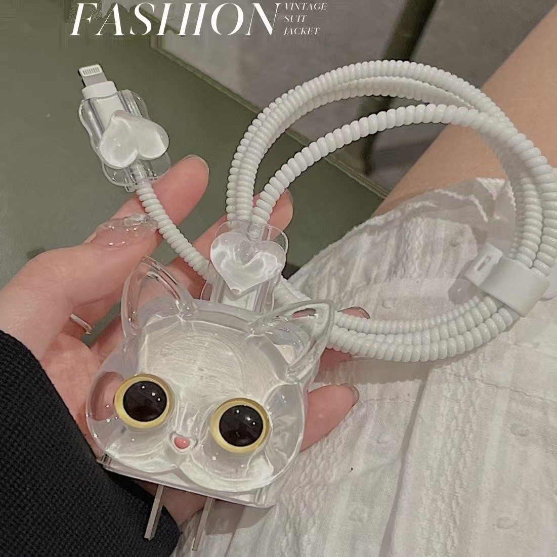 Para Apple 14 línea de datos cubierta protectora iPhone13 cargador cabezal 12promax bobinado estuche para iPad