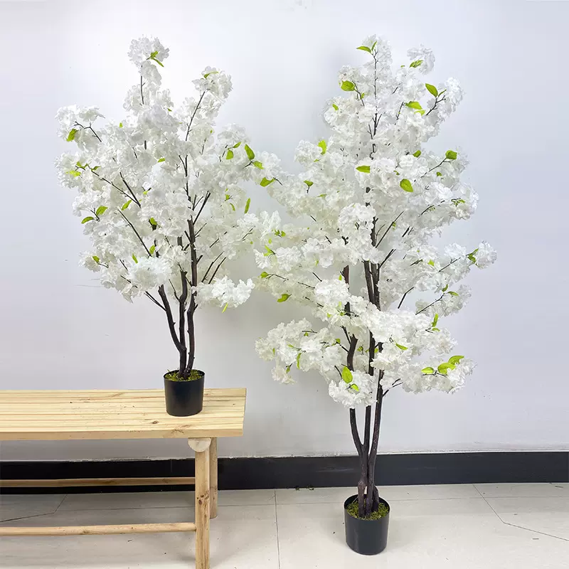 仿真樱花树桃花树网红许愿假树粉色樱花婚庆商场酒店舞台布置