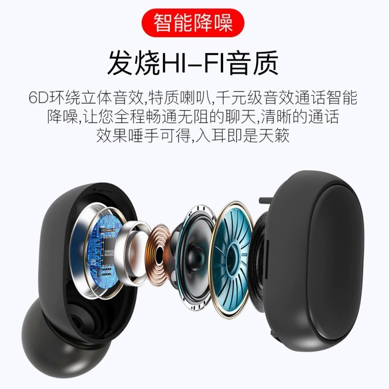 Удлинённые наушники, (торговля через границу), E6, 6S, bluetooth