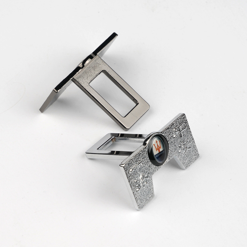 Car Seat Belt Plug with Hidden Design, Stylish Metal Texture, Universal Seat Belt Extension Buckle