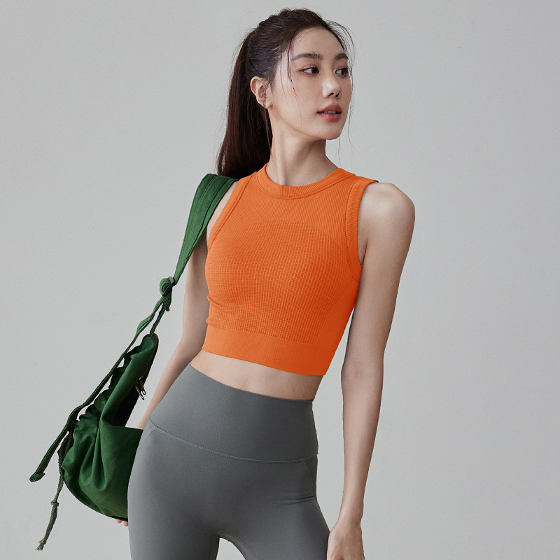 一体杯透气显瘦运动内衣女两穿瑜伽背心健身跑步普拉提训练瑜伽服|undefined