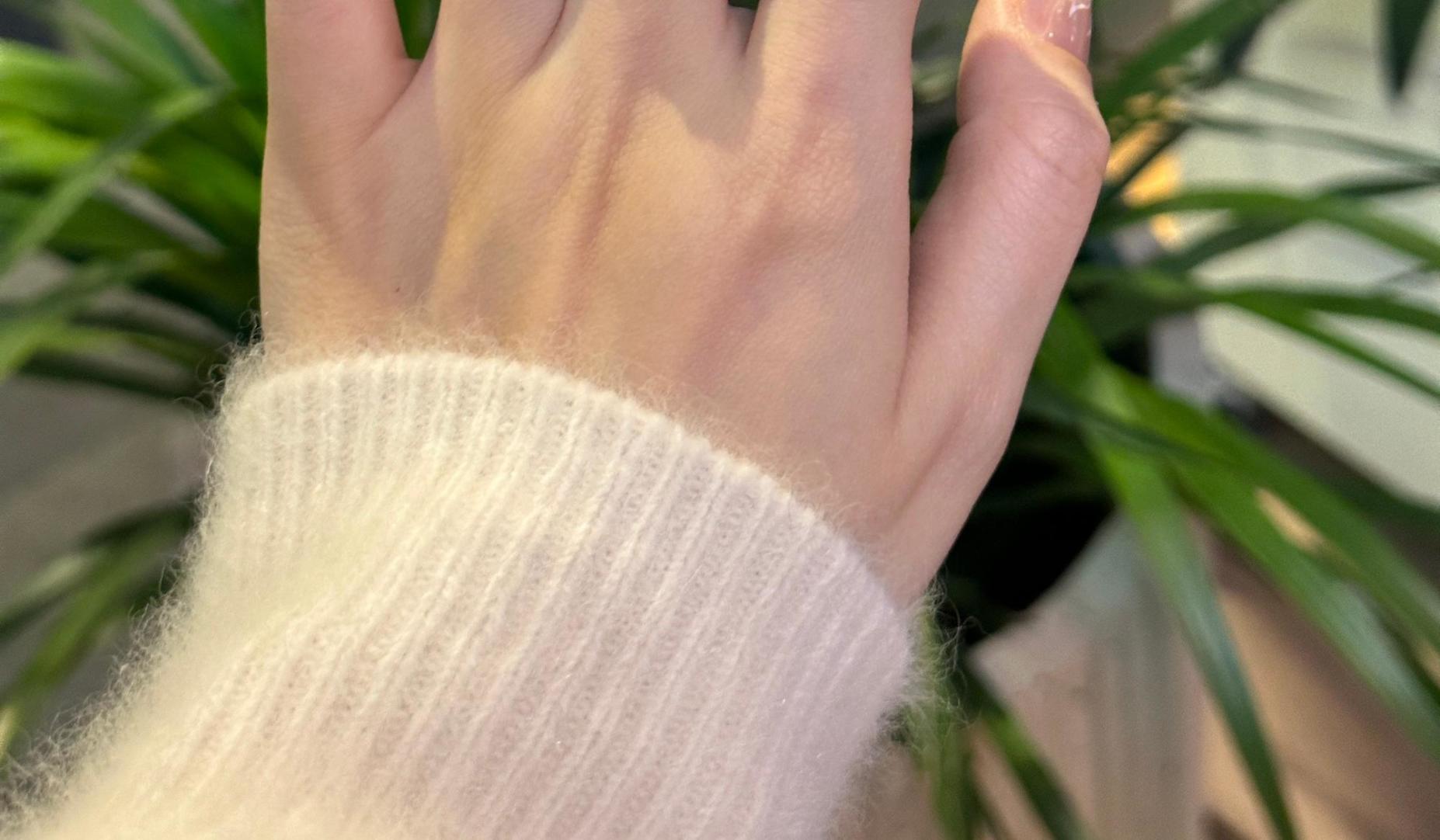 Collier en argent pur pour tout le corps avec chaîne de clavicule en jade et mousse d'eau, bijoux Xiancan, nouveauté, luxe léger, vent frais_voghion.com