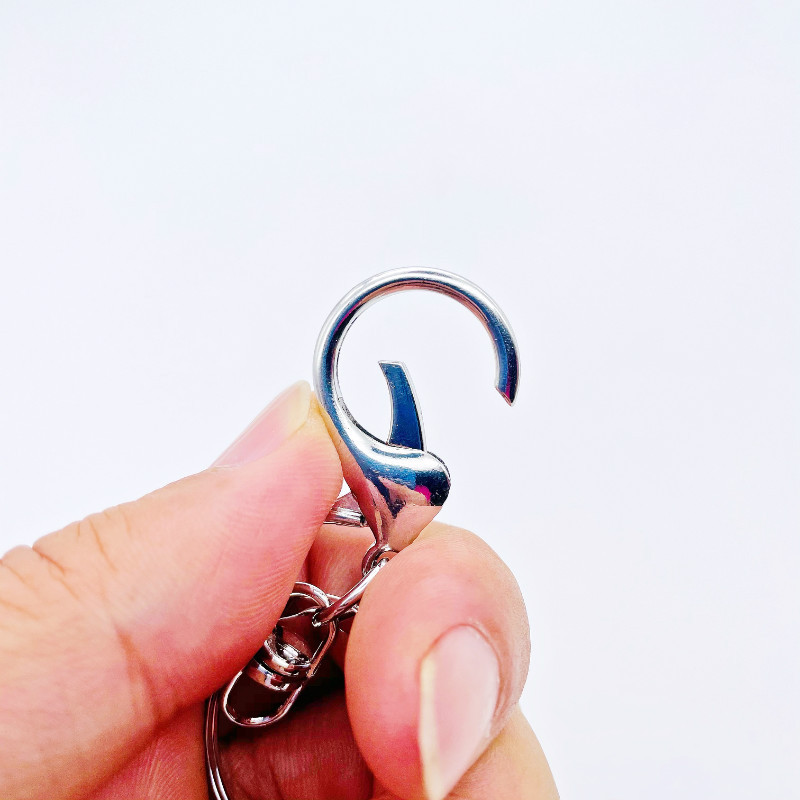 亜鉛合金メッキロブスターバックル四節チェーン三点セット8字輪キーホルダーdiyアクセサリー部品|undefined
