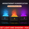 Essential Oil Diffuser with Flame Light