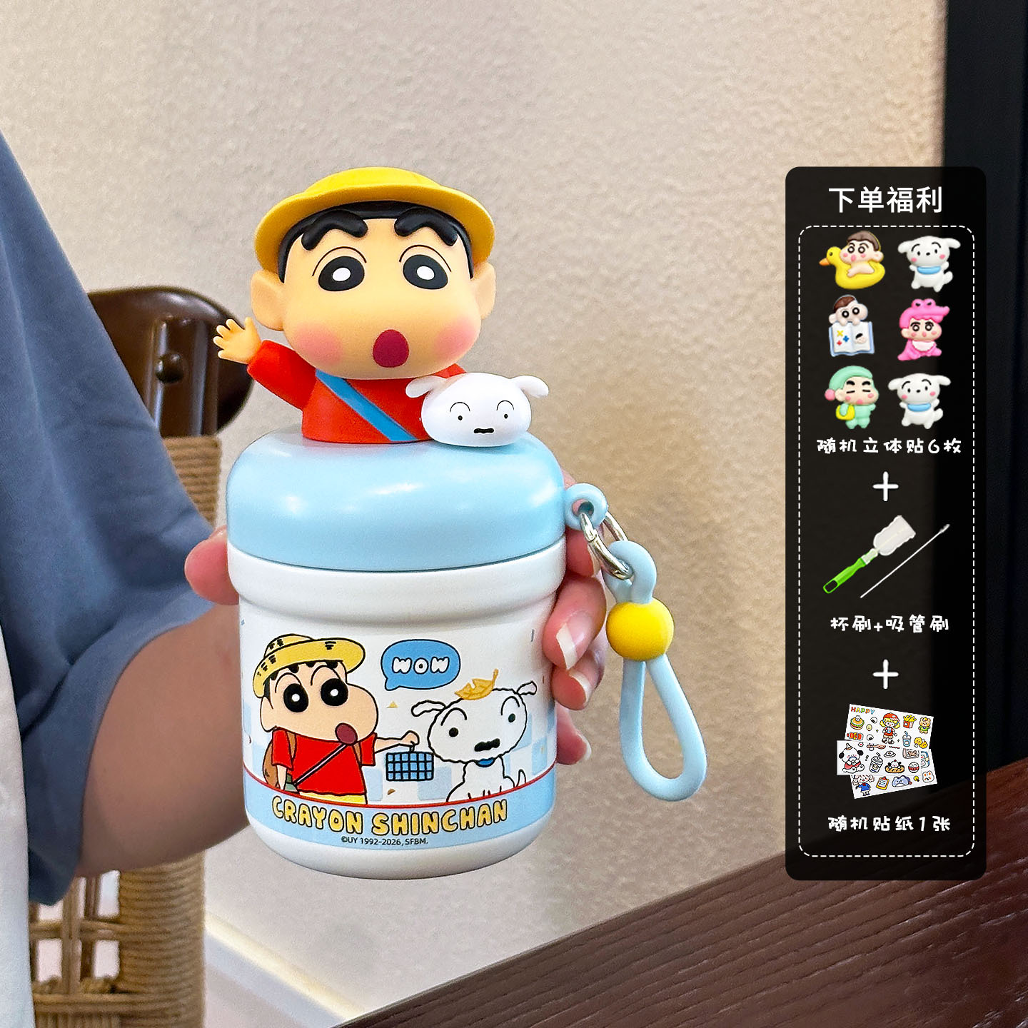 Crayón pequeño nuevo mini taza de agua para niños niñas de alto valor facial hermosa taza de agua portátil compacta nueva taza de estudiantes