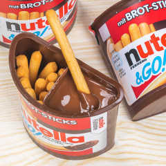 ドイツ輸入スナック代/レロnutela多益榛子チョコレートソースサンドイッチ指ビスケット52g
