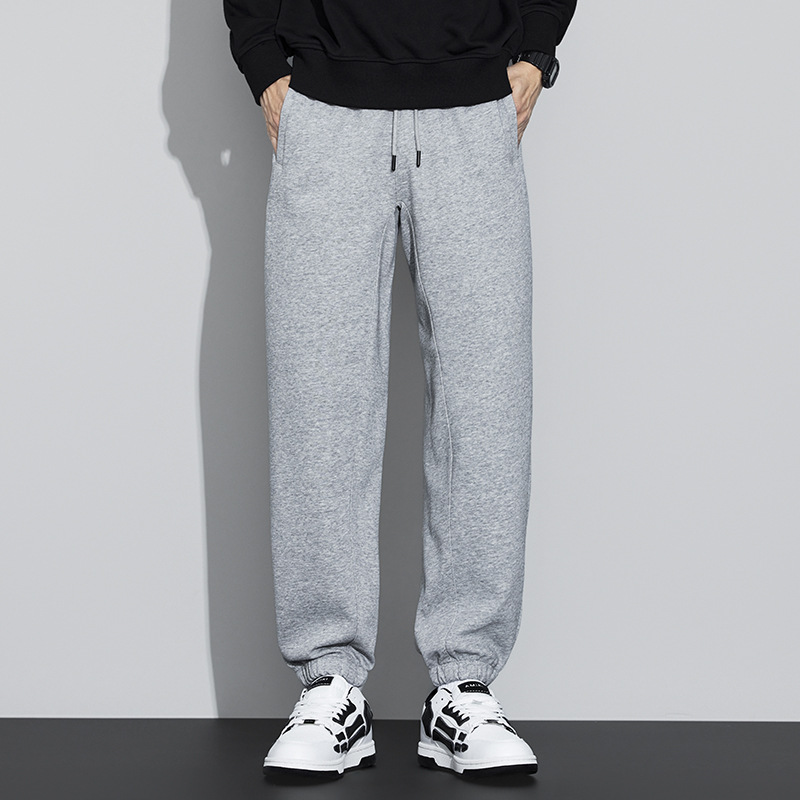 2025 nuevo otoño y invierno dos pantalones abiertos para hombres simples japoneses pantalones de calzado para hombres americanos pantalones casuales sueltos