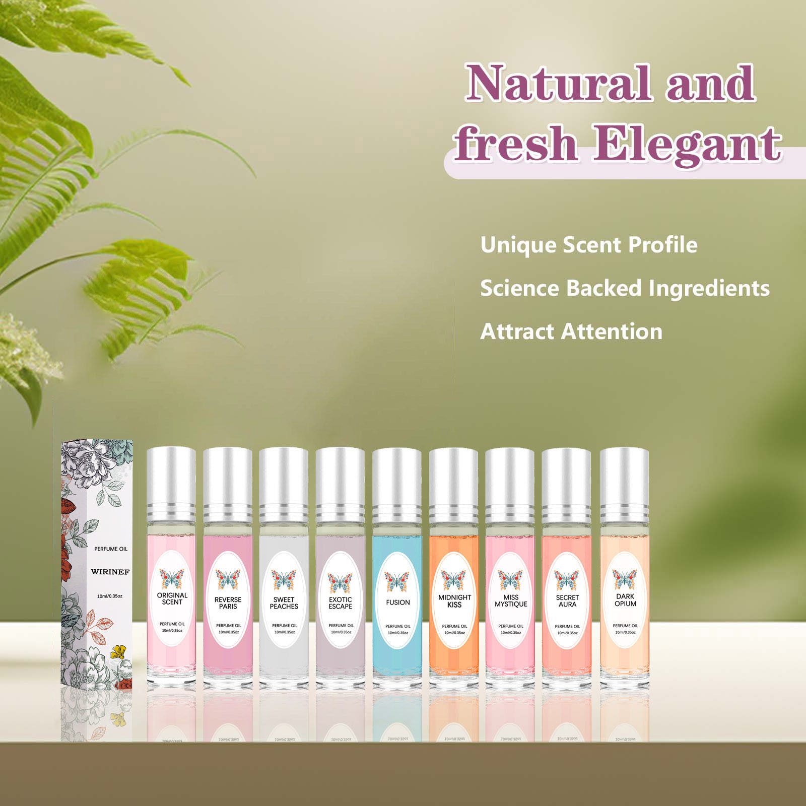 50g Weight Perfume Type Of Cosmetics Plastic Material Multicolor Pattern Casual, Vacation Style Multicolor Casual Vacation Perfume Personal Care 无