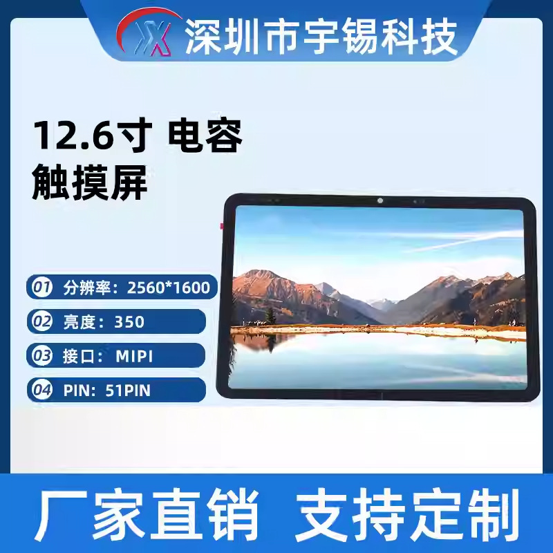 Yuxi 12.6inch Amoled Laptop Screen High Resolution 2560*1600 Tablet Screen Gt6975P Yuxi 12.6inch Amoled Laptop Screen High Resolution 2560*1600 Tablet Screen Gt6975P