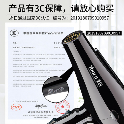 Home Aromatherapy High-Power Hair Dryer with Constant Temperature, Multi-Speed Adjustment, Drop-Shipping Wholesale