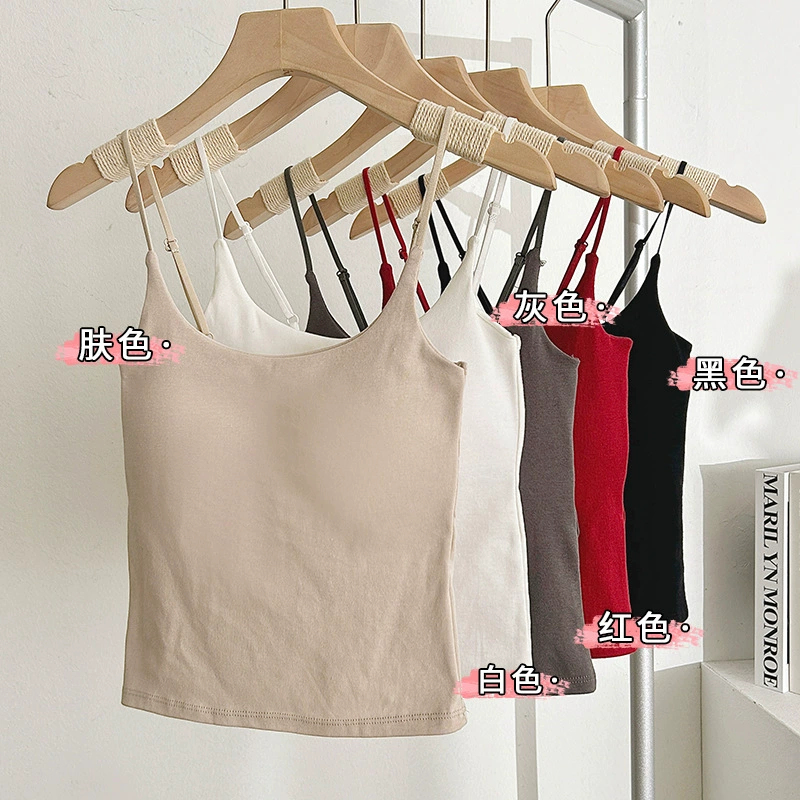 Весна и лето Новая красивая камзол для спины женская с фиксированной чашкой для груди внутренняя и верхняя одежда камзол топ с трубкой нижний жилет женский