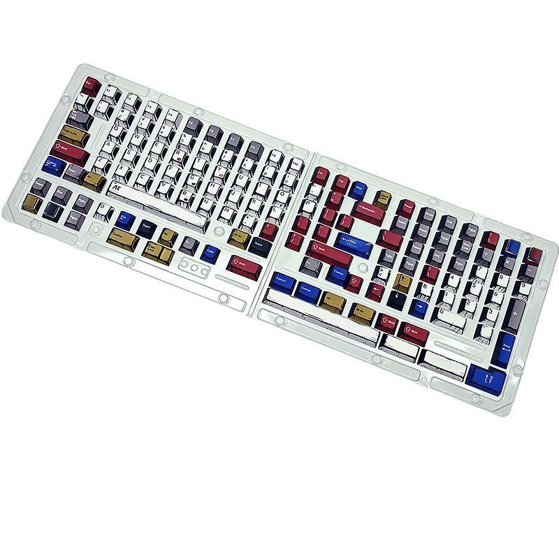 Оптовый набор Spot Cross-border Amazon Comic Reform Mixed Light Keycap PBT Small Full Set 143 Key Original Full Five-Side Sublimation