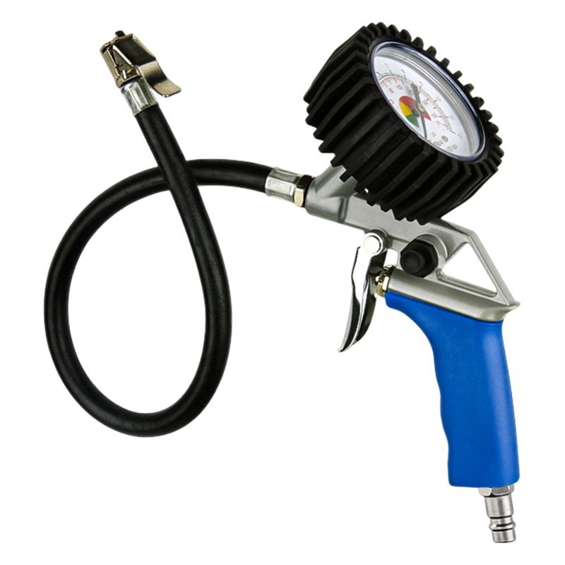 Wufu neumático medidor de presión de neumáticos pantalla digital medidor de presión de neumáticos bomba inflable herramienta de detección de presión de neumáticos pistola de presión de neumáticos