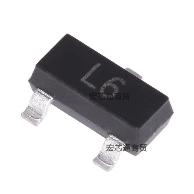 全新 2SC1623 丝印L6 贴片SOT-23 0.1A/50V NPN 晶体三极管