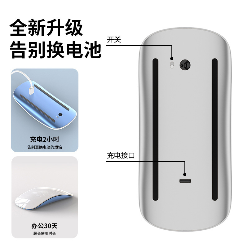 ワイヤレスBluetoothマジックマウス Apple MacBookノートパソコン専用 深センデジタル華強北|undefined