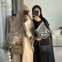 Loriya2024tiktok Электрокоммерция модная вышивка Дубай турецкий элегантный кардиган одеяние abayaLR784