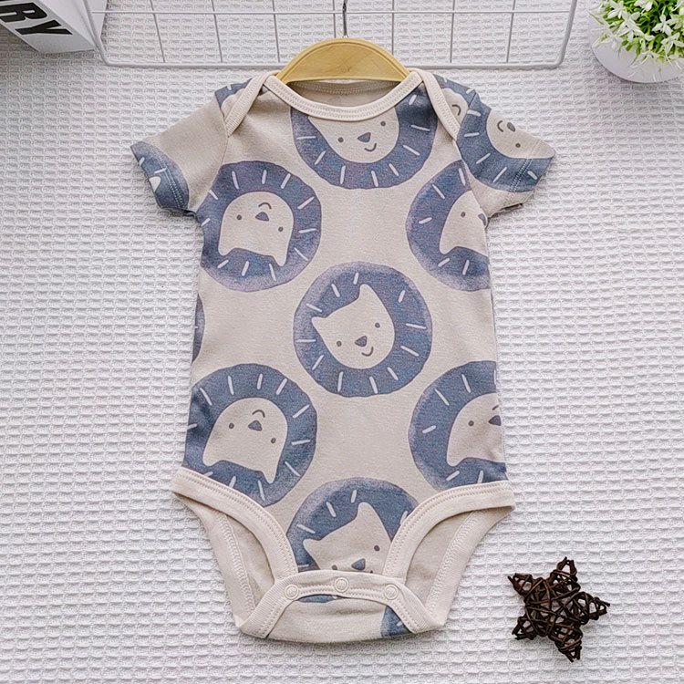 160g Weight Cotton Fabric Type Bodysuits Tops Type Regular Fit Fit Type Cartoon Pattern Summer, Spring, Autumn Season Baby General Gender Cute Style Cute Cartoon Cotton Jumpsuits 3