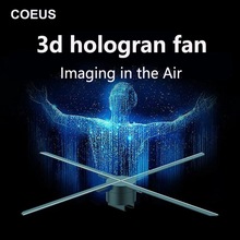 Naked-Eye 3D Hologram Fan Projector Advertising Machine
