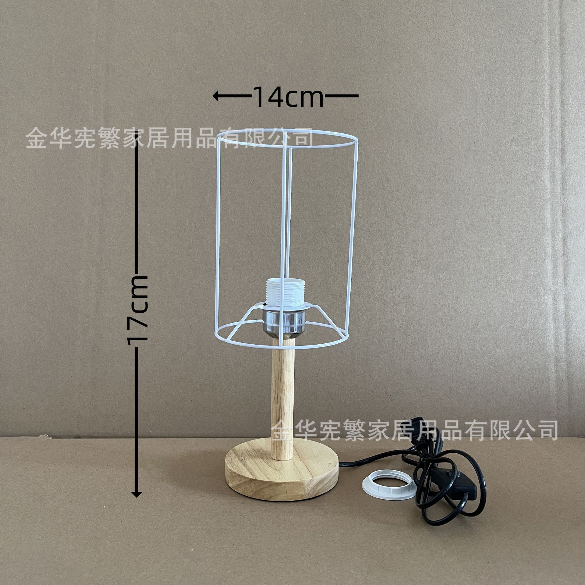 14x20 원형 철제 프레임 + 21 높이 통나무 베이스