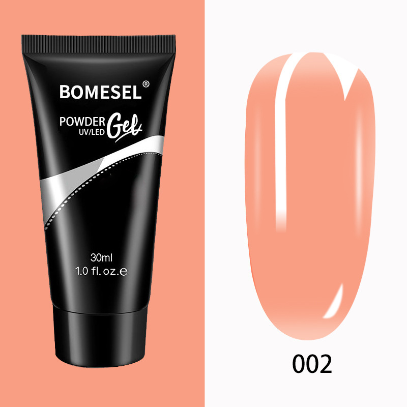 Pegamento para extensión de uñas, bandeja sólida sin papel, extensión rápida, modelo de cristal, fototerapia de uñas, pegamento de cristal, 30ML, venta al por mayor