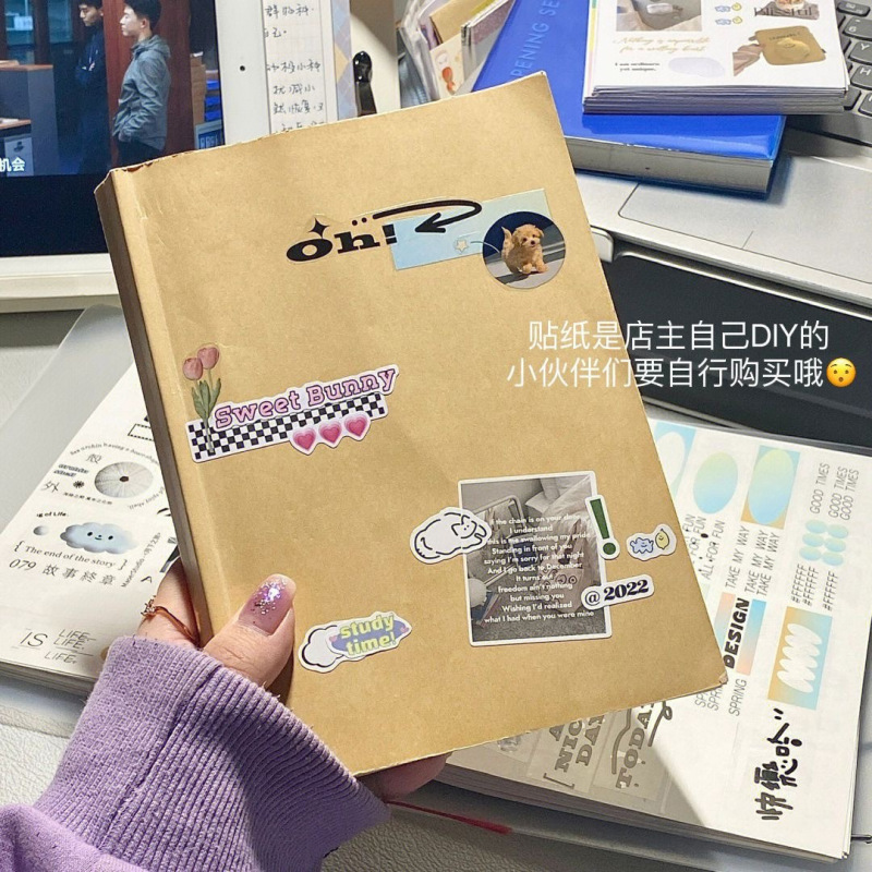 厂家直供 A5 ins风超厚空白笔记本368页高颜值实用日记本批发|undefined