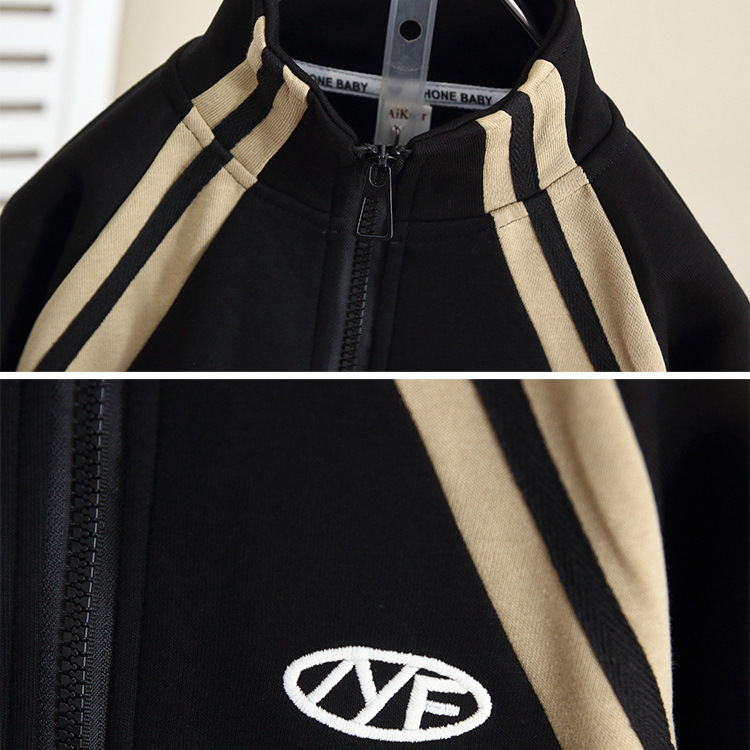 6293 Traje deportivo de otoño para niños 2025 nuevo estilo fresco y guapo ropa casual de otoño para bebés de dos piezas primavera y otoño para niños