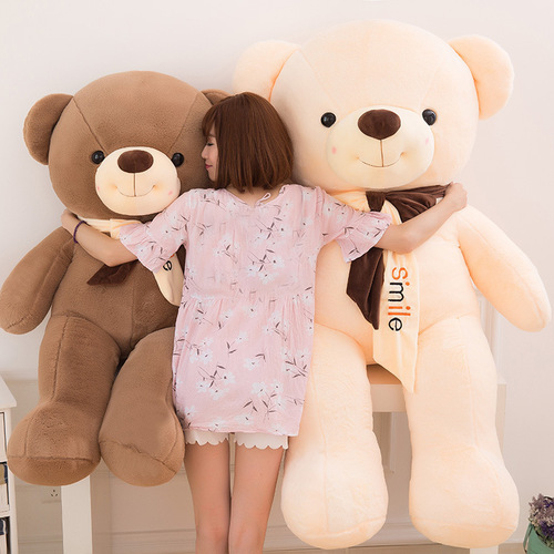  Large Bow Tie Teddy Bear Plush Toy Doll Same Style Girls Birthday Gift Teddy Bear Pillow