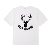 夏季潮牌渐变笑脸夏天半截袖易搭体恤 男士薄款夏装批发短袖T恤男