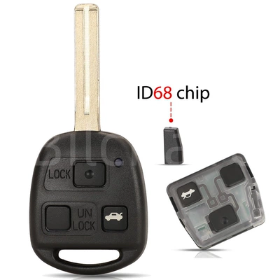 car keys ID67/68/4C 433Mhz – Car Keys - 3-key-4d68-chip