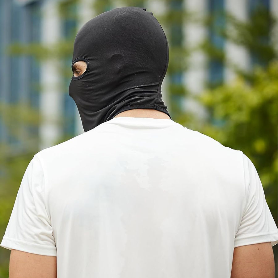 Hada para hombre, máscara de protección solar de verano, máscara facial, ciclismo al aire libre, natación, casco de doble orificio, casco de deportes de cara completa, capucha al aire libre