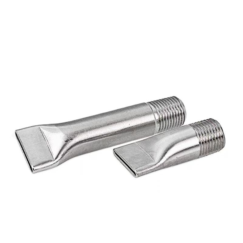 不锈钢扁口吹气鸭嘴喷嘴 多向可调球形缝隙风刀 吹风冷却除尘喷头