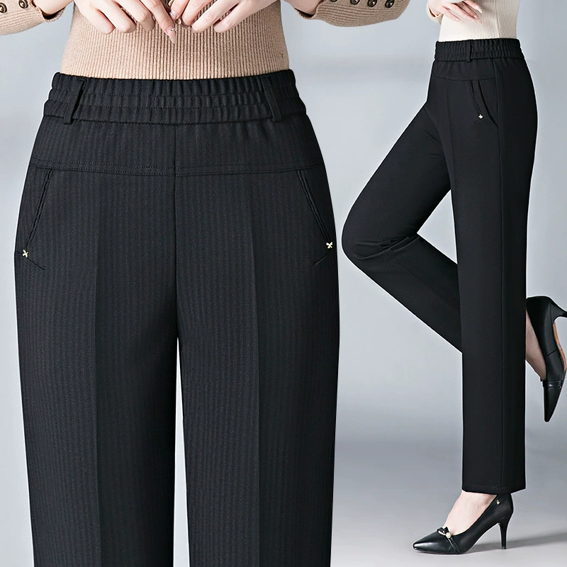 2024 Осень весна и осень брюки 50 лет среднего и пожилого возраста женские брюки мамы брюки носить на улице