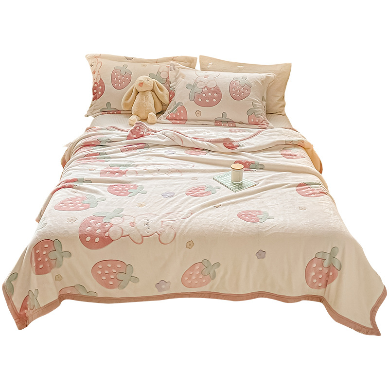 Frida invierno grueso mantas de lana de coral mantas de siesta mantas de almuerzo de oficina mantas de copo de nieve gruesas mantas de lana