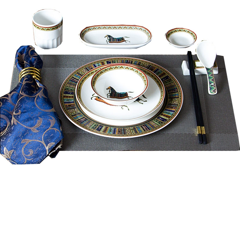 Ceramic tableware for hotel, set, 4 piece set, direct factory sales